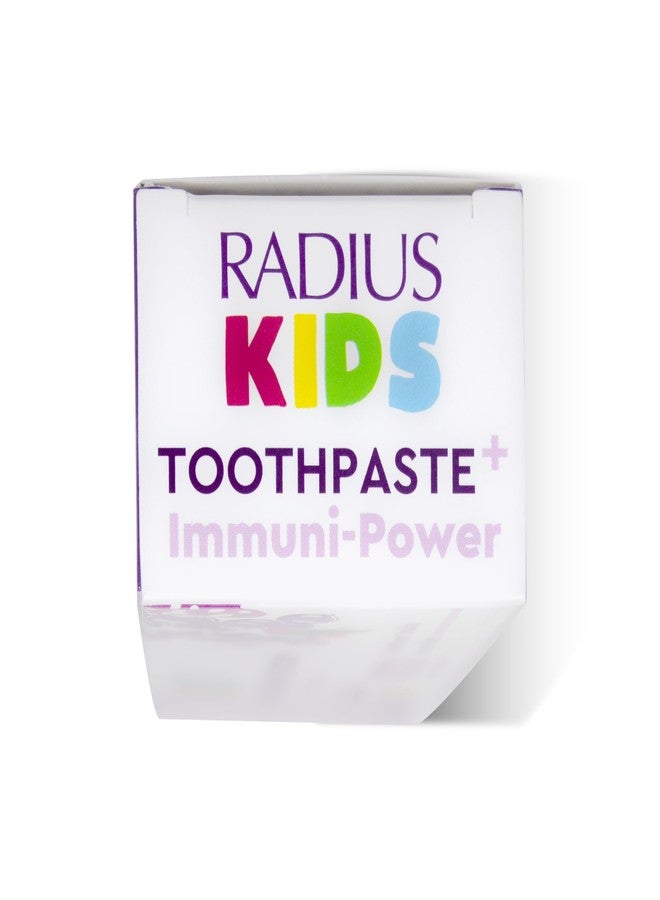Radius Kids Super Duper Immunity Power Toothpaste 2.5 Oz - Super Duper Bubble Berry Mint - Pack of 1 - Image 2